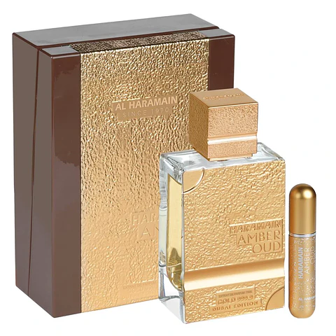 Al Haramain Amber oud Gold 999.9  Dubai Edition 100 ML 