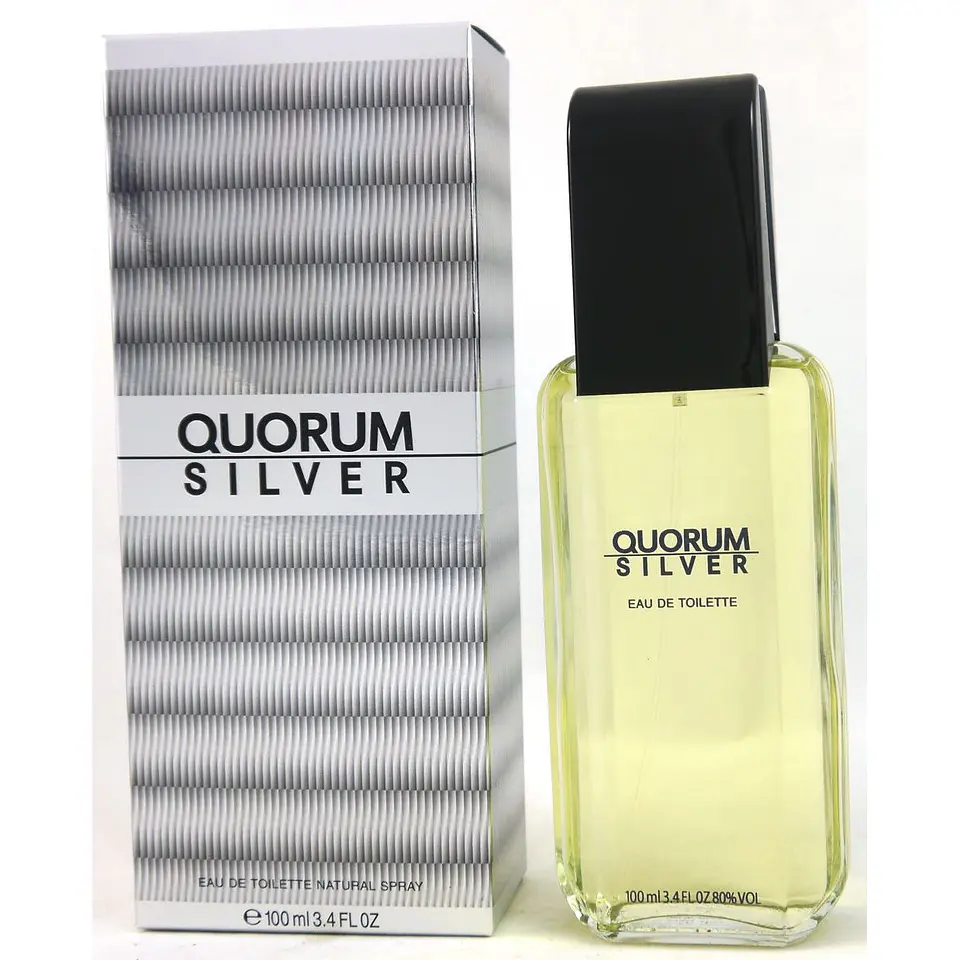 QUORUM SILVER EDT 100 ML  1