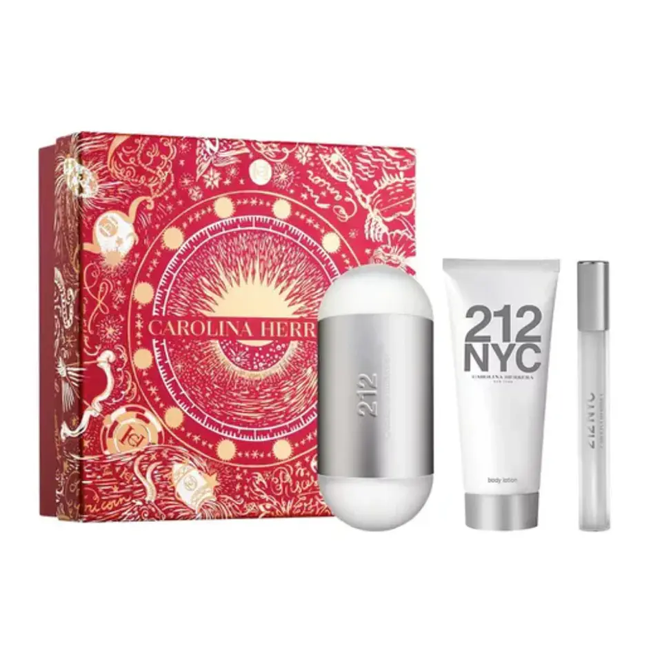 ESTUCHE 212 NYC WOMAN EDT 100ML + BODY + 10ML 1