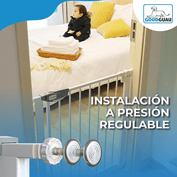 Reja Puerta Seguridad Bebés Mascota Ancho 65-74 x Alto 76 cm - Image 5