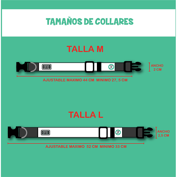 Collar de identificación para perro diseño TATOO 2