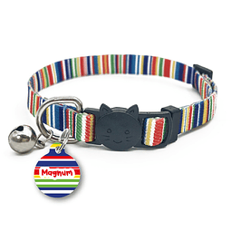 Placa de identificación + collar diseño MAGNUM