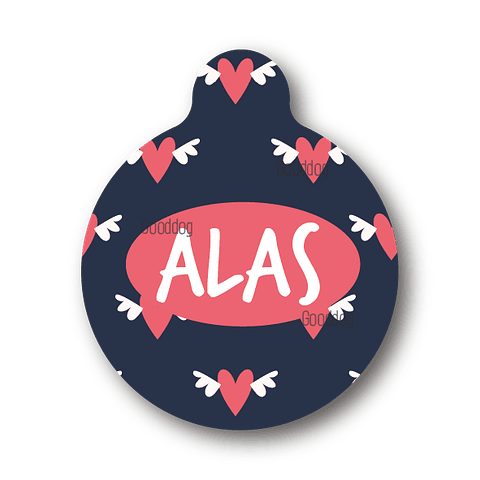 Placa de identificación diseño  ALAS