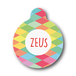 Placa de identificación diseño  ZEUS