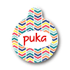 Placa de identificación diseño  PUKA