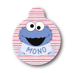 Placa de identificación diseño  MONO