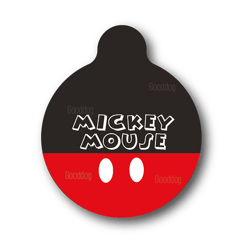 Placa de identificación diseño  MICKEY MOUSE