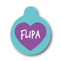 Placa de identificación diseño  FLIPA