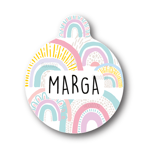 Placa de identificación diseño  MARGA