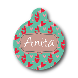 Placa de identificación diseño  ANITA