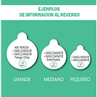 Placa de identificación diseño  GATITA 3