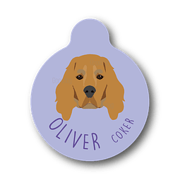 Placa de identificación diseño  OLIVER COCKER