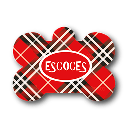 Placa de identificación diseño  ESCOCES