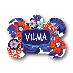 Placa de identificación diseño  VILMA