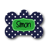 Placa de identificación diseño  SIMON
