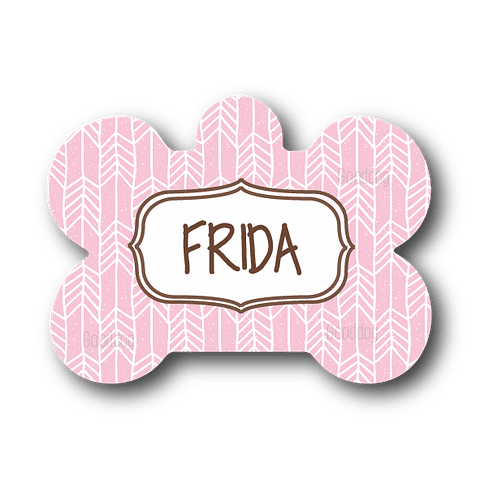 Placa de identificación diseño  FRIDA