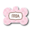 Placa de identificación diseño  FRIDA