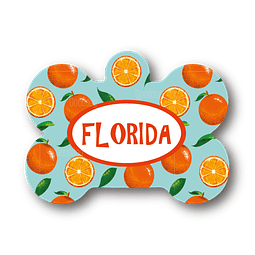 Placa de identificación diseño  FLORIDA