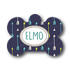 Placa de identificación diseño  ELMO
