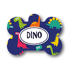 Placa de identificación diseño  DINO 1