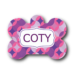 Placa de identificación diseño  COTY