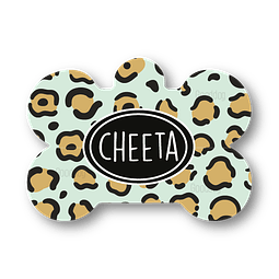 Placa de identificación diseño  CHEETA