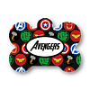 Placa de identificación diseño  AVENGERS