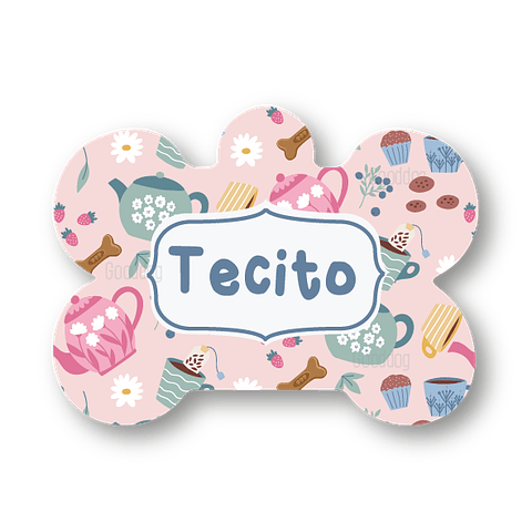Placa de identificación diseño  TECITO