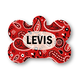 Placa de identificación diseño  LEVIS