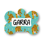 Placa de identificación diseño  GARRA 1