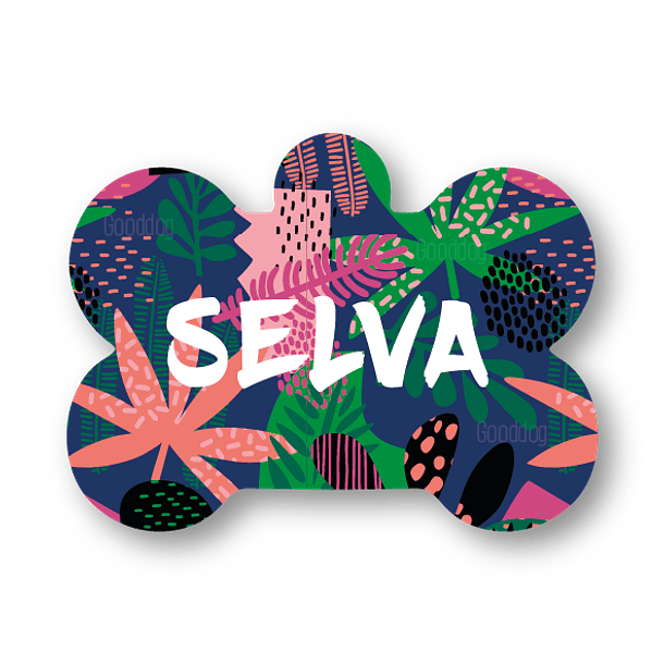 Placa de identificación diseño  SELVA 1