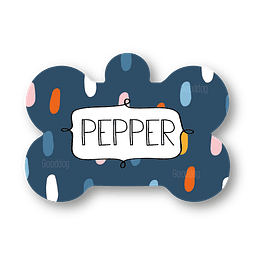 Placa de identificación diseño  PEPPER