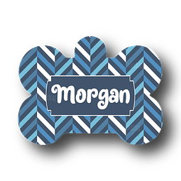 Placa de identificación diseño  MORGAN