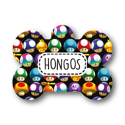 Placa de identificación diseño  HONGOS