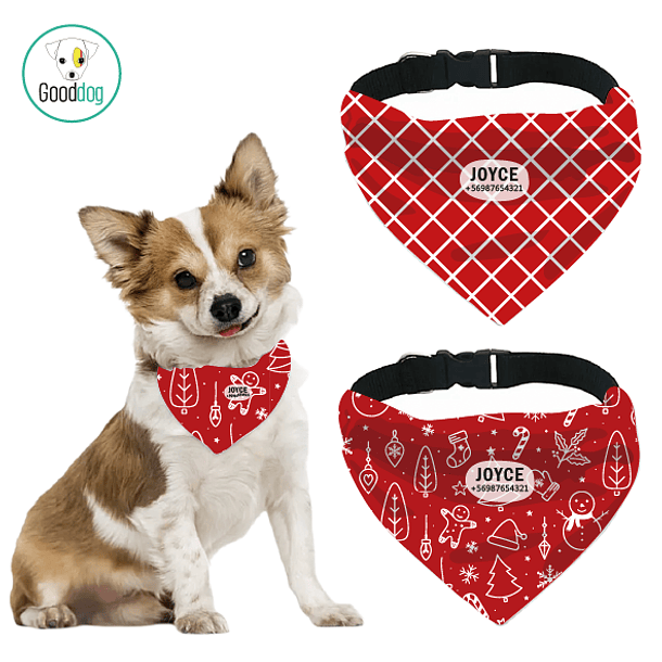 Bandana reversible para perro diseño JOYCE