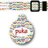 Placa de identificación + collar diseño PUKA