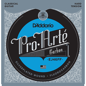 Set de Cuerdas de Guitarra Clásica Carbono Pro Arte EJ46FF Tensión Alta DADDARIO