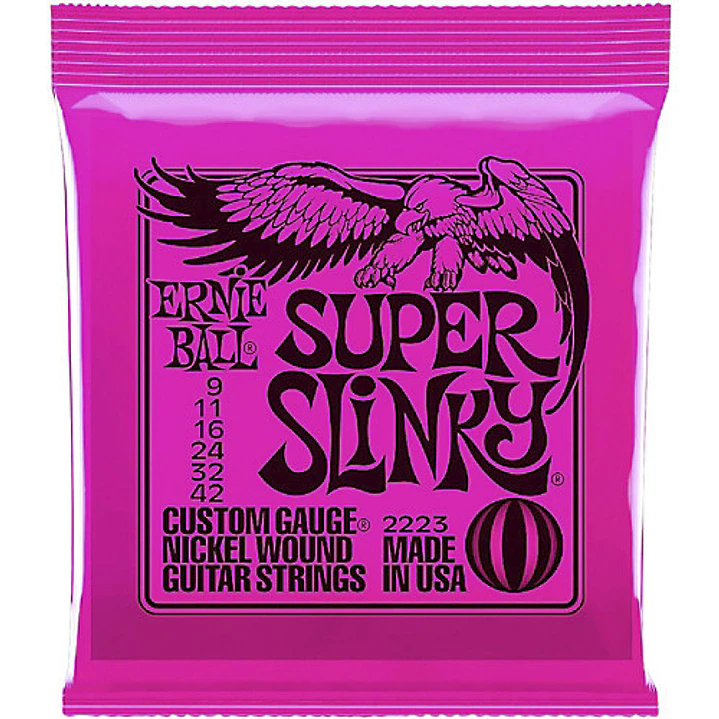 Cuerdas guitarra eléctrica ernie ball 2223 Super Slinky 9-42 1