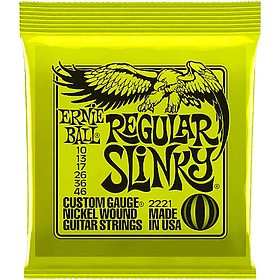 Set Cuerdas Guitarra Eléctrica 2221 Regular Slinky 10-46 ERNIE BALL