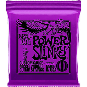 Set Cuerdas Guitarra Eléctrica  2220 Power Slinky 11-48 ERNIE BALL