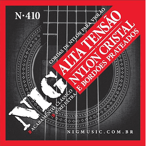Set de cuerdas N-410 para Guitarra Clásica Nylon 29-44 Alta Tensión NIG STRINGS