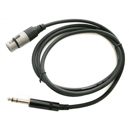 Cable Audio XLR/H-Plug TRS balanceado 1.5M