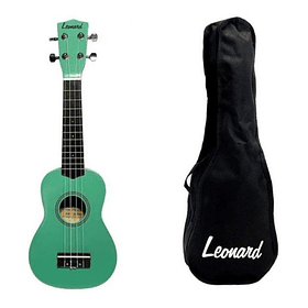 Ukelele Soprano Leonard Azul + Funda | Gorila Music