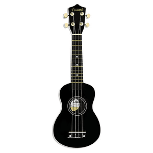 Ukelele Soprano Leonard Negro + Funda LEONARD