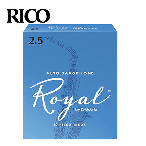 Caja de Cañas Rico Royal Saxo Alto 2.5 ROYAL BY DADDARIO
