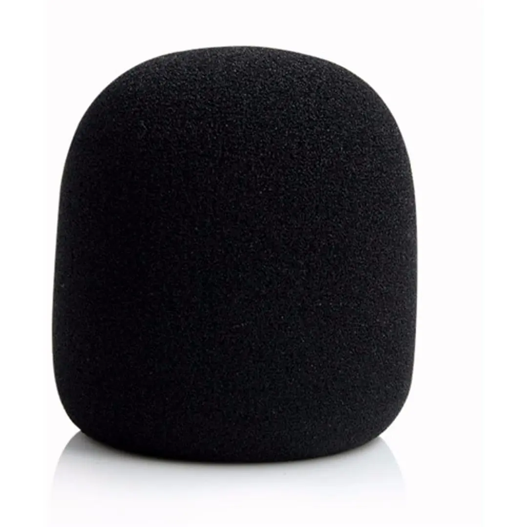 Esponja para micrófono tipo vocal - Color Negro 10MAS1 1