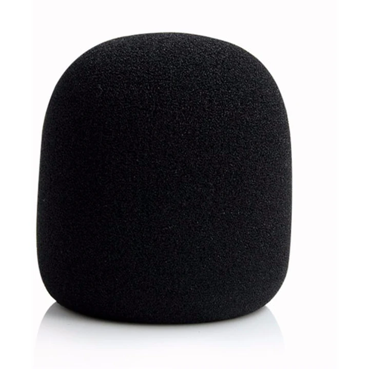 Esponja para micrófono tipo vocal - Color Negro 10MAS1 1