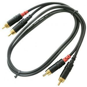 Cable Stereo 2RCA-2RCA 1,5mts REAN BY NEUTRIK