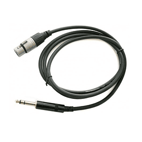 Cable Audio XLR/H-Plug TRS balanceado 1.5M | Gorila Music