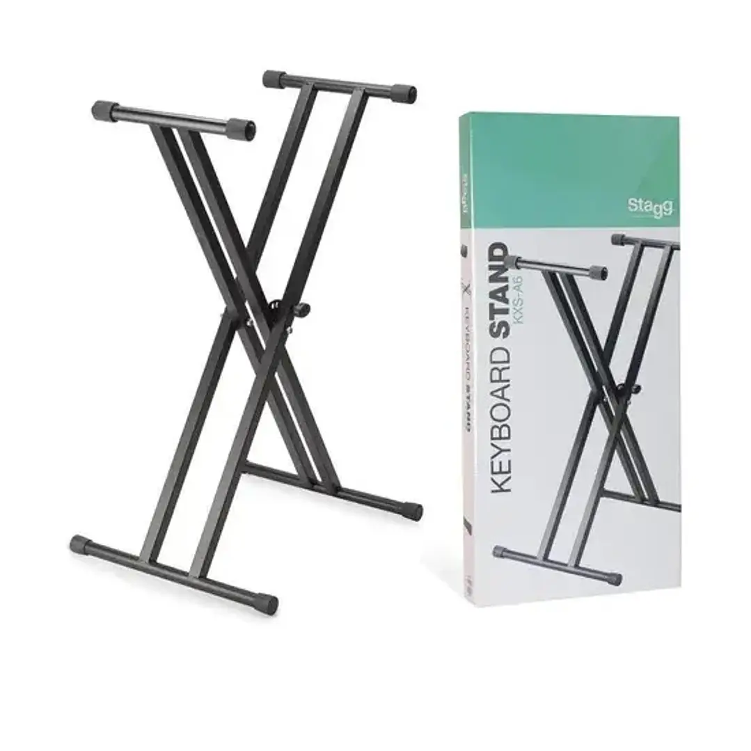 Atril para Teclado doble X reforzado KXSA6 STAGG 1